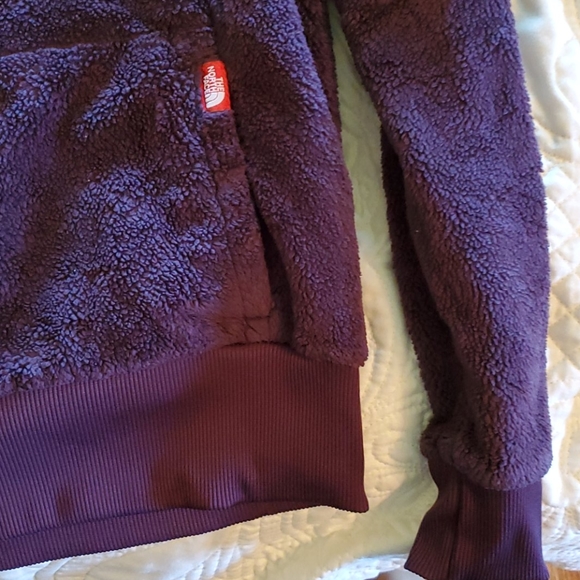 North Face Fleece Crop Hoodie Wm M - Picture 3 of 4